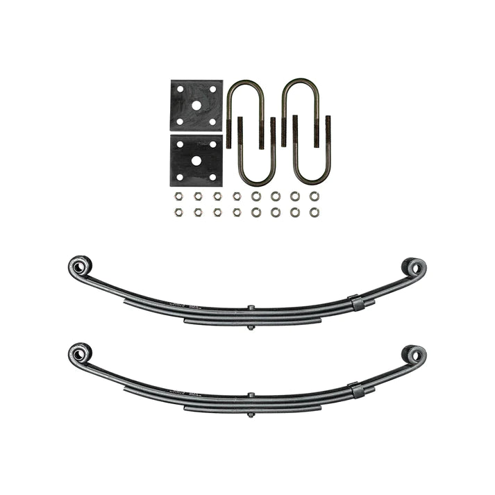 Suspension Kit Trailer 3 Leaf Double Eye Spring Suspension Kit for 1 3/4