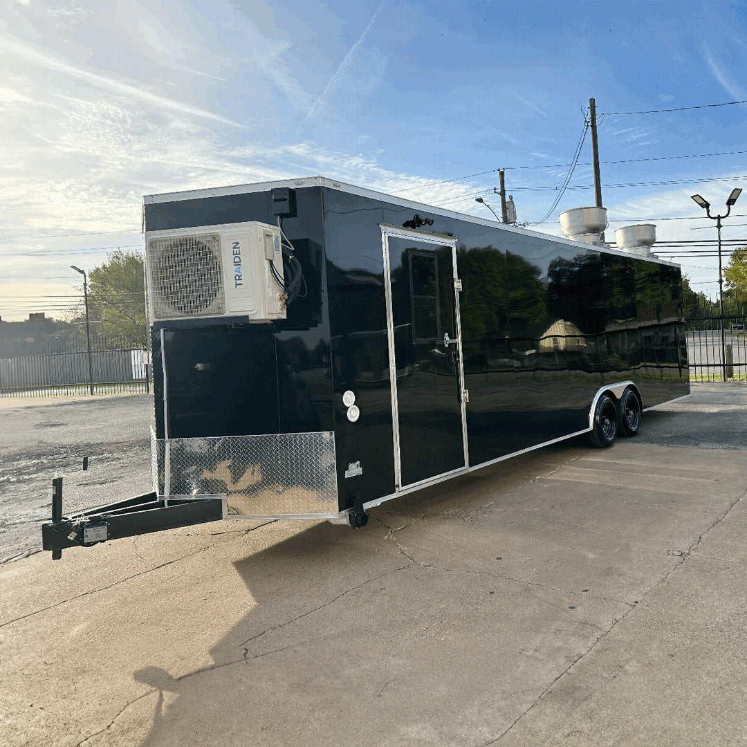 8.5X28 XTREME CONCESSION TRAILER FULLY EQUIPPED POLYCORE FOOD TRAILER