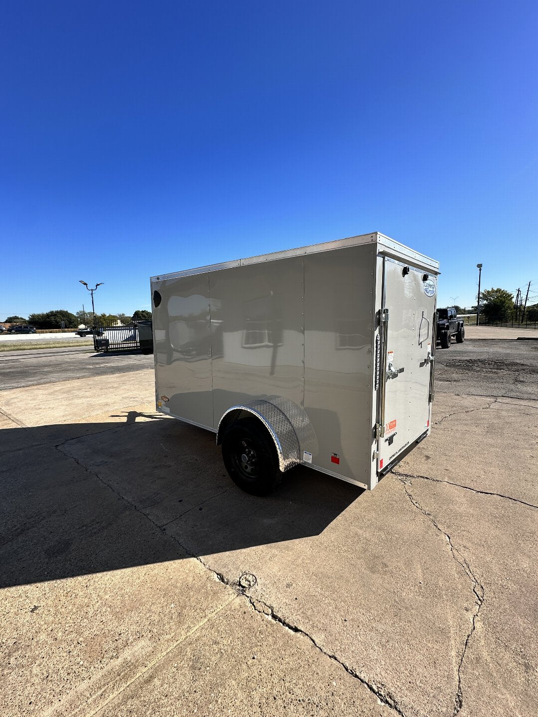 5X10 Single Axle Continental Cargo / Enclosed Trailer