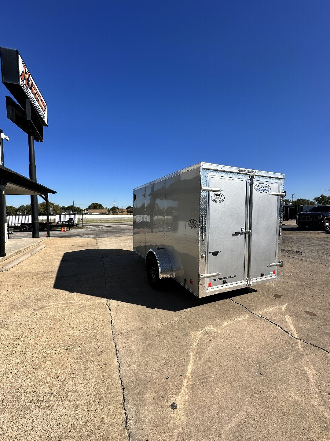 2023 CONTINENTAL CARGO 6X12 SINGLE AXLE CARGO / ENCLOSED TRAILER