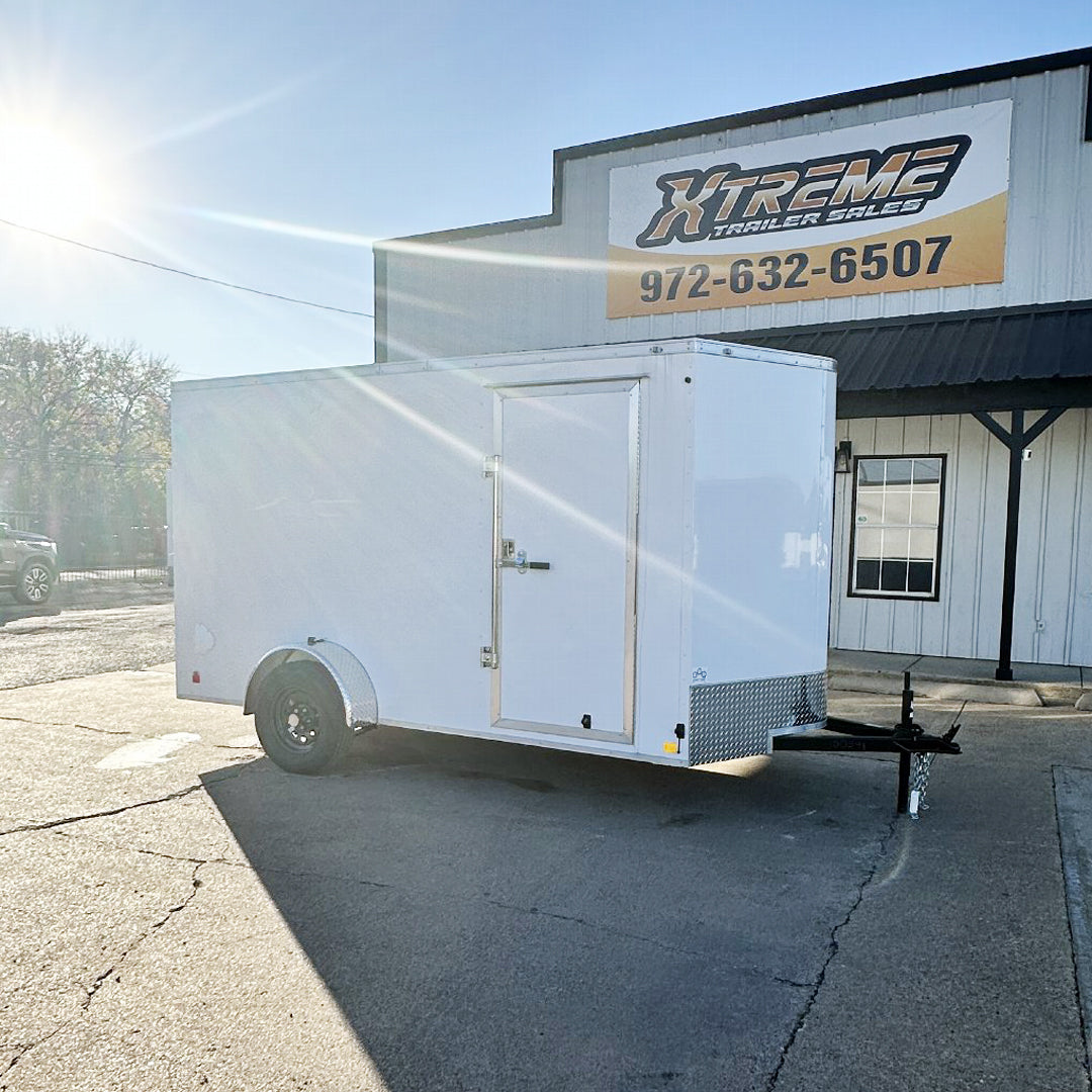 6X12 SINGLE AXLE CONTINENTAL CARGO / ENCLOSED TRAILER