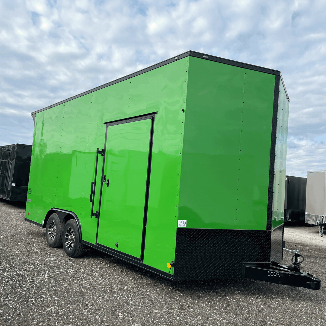 8.5X16 TANDEM AXLE CARGO / ENCLOSED TRAILER