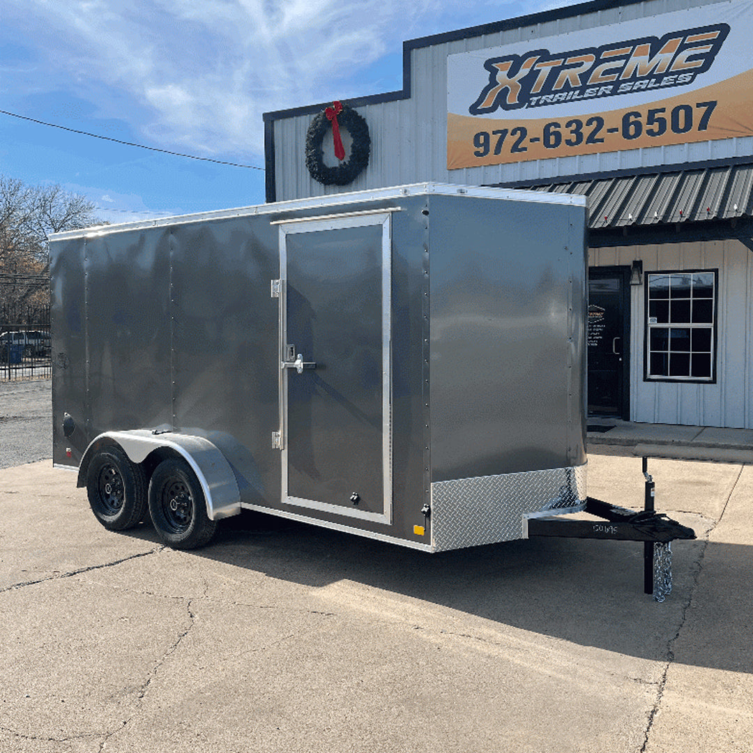 7X14 TANDEM AXLE CONTINENTAL CARGO ENCLOSED TRAILER