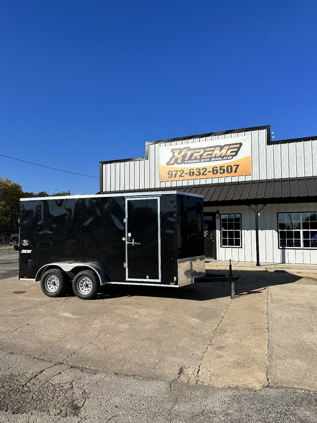 7X14 TANDEM AXLE PACE AMERICAN ENCLOSED TRAILER