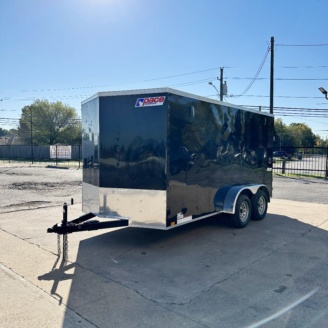 7X14 TANDEM AXLE PACE AMERICAN ENCLOSED TRAILER