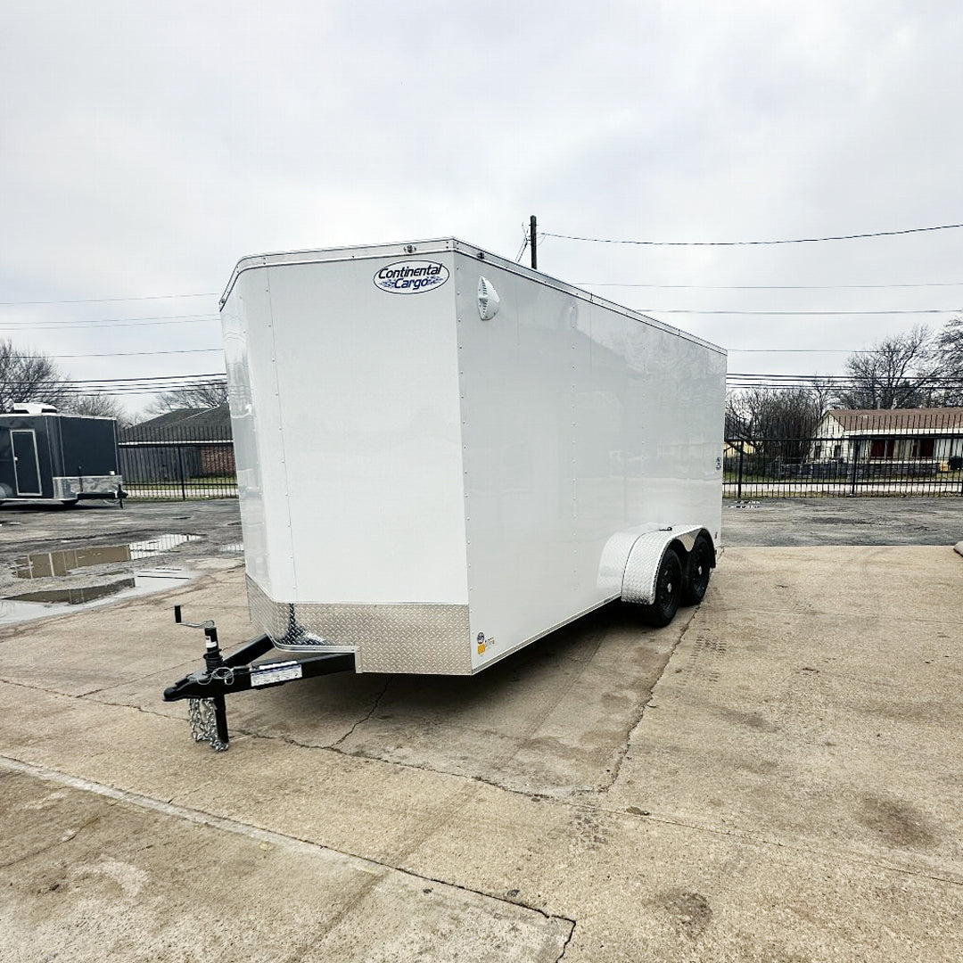 7X16 TANDEM AXLE CONTINENTAL CARGO / ENCLOSED TRAILER