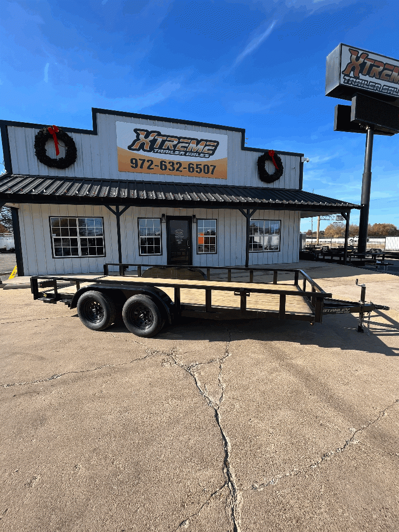 77X16 STANLEY UTILITY TRAILER NO BRAKES SQUARE PIPE