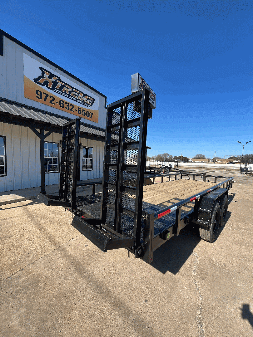 83X20 STANLEY UTILITY TRAILER STAND UP RAMPS 14K