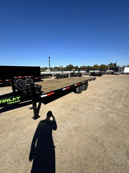 102X20 8INCH IBEAM Stanley Trailers / DECKOVER EQUIPMENT TRAILER