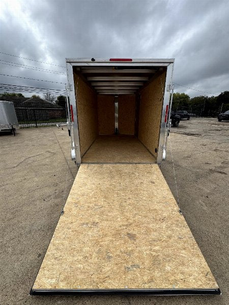 6X12 Tandem Axle Alcom Aluminum Cargo / Enclosed Trailer