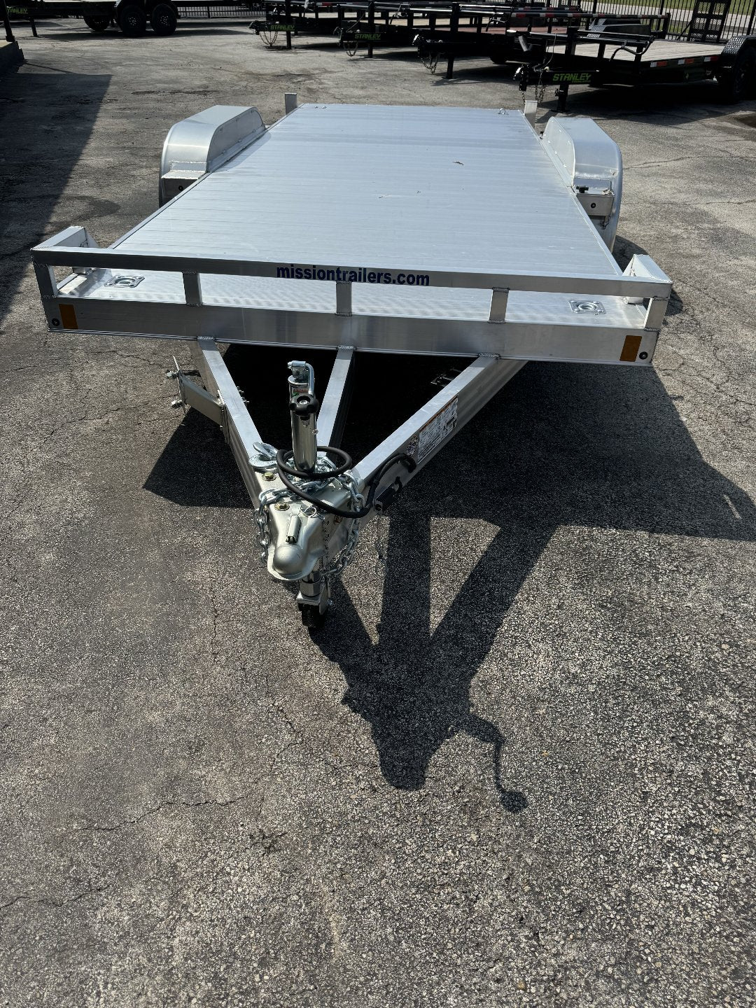 83X18 ALL ALUMINUM TILT ALCOM UTILITY TRAILER