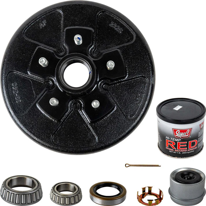 3.5k Trailer Axle Hub and Drum - 5 lug