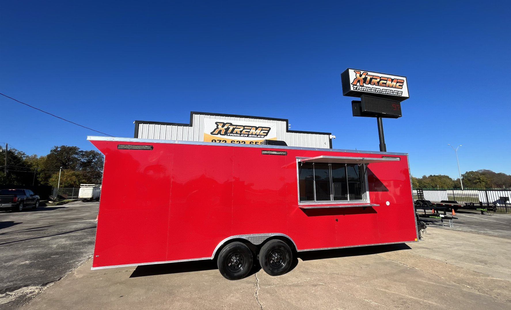 8.5X20 CONCESSION TRAILER FULLY EQUIPPED POLYCORE FOOD TRAILER