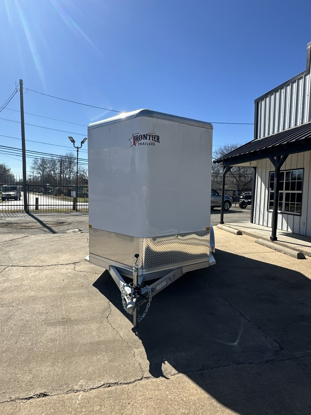 FRONTIER TRAILERS 2 HORSE SLANT ALUMINUM HORSE TRAILER