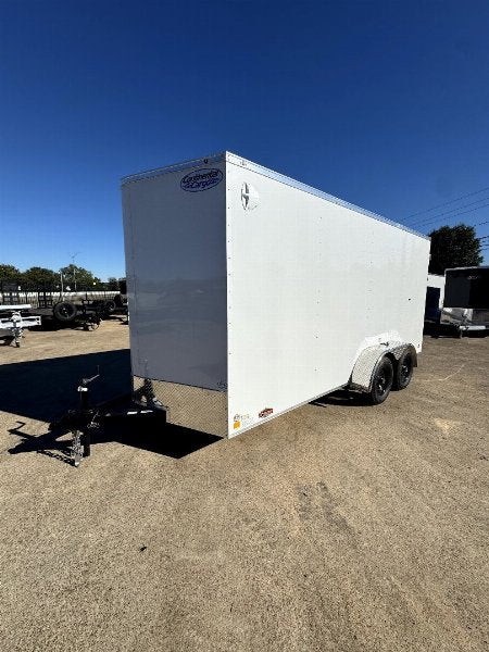 7X16 Tandem Axle 7ft. Interior Barn Door Cargo / Enclosed Trailer