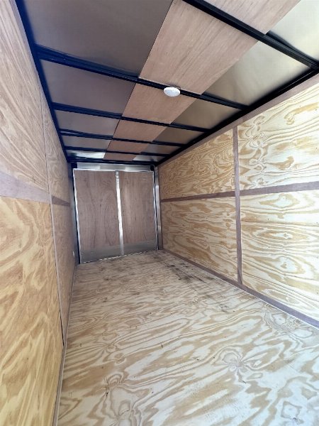 7X16 Tandem Axle 7ft. Interior Barn Door Cargo / Enclosed Trailer