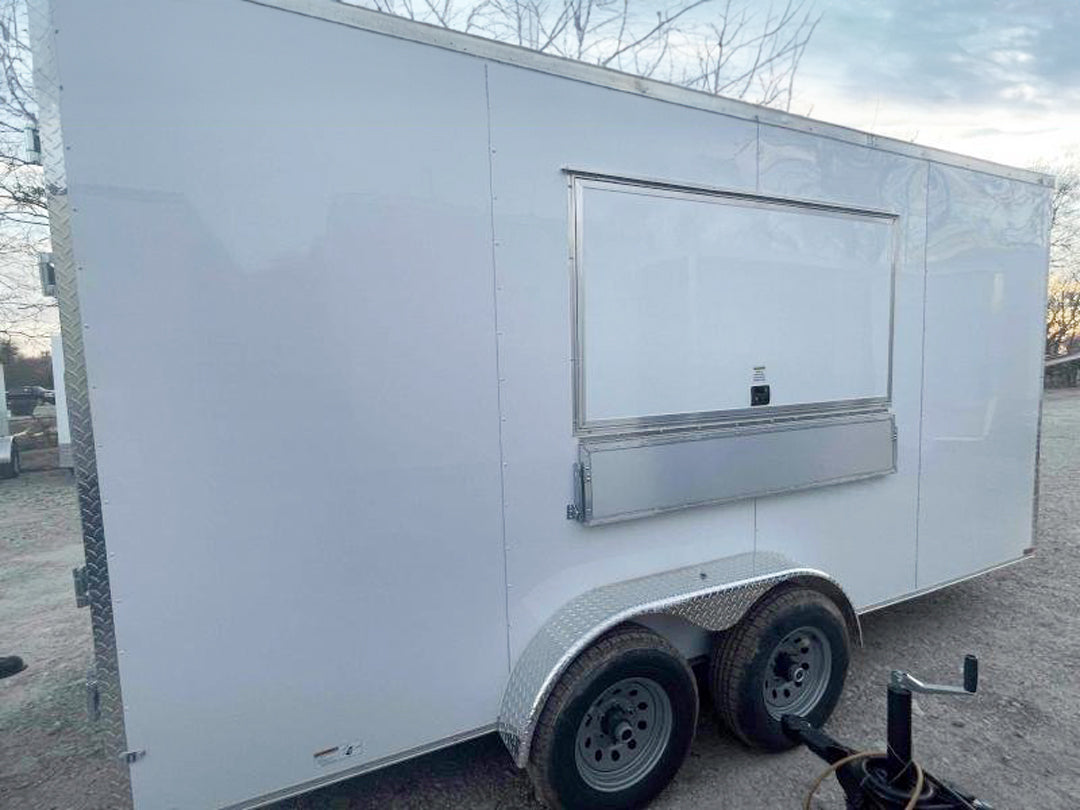 7X16 XTREME CONCESSION TRAILER W/ HOOD VENT