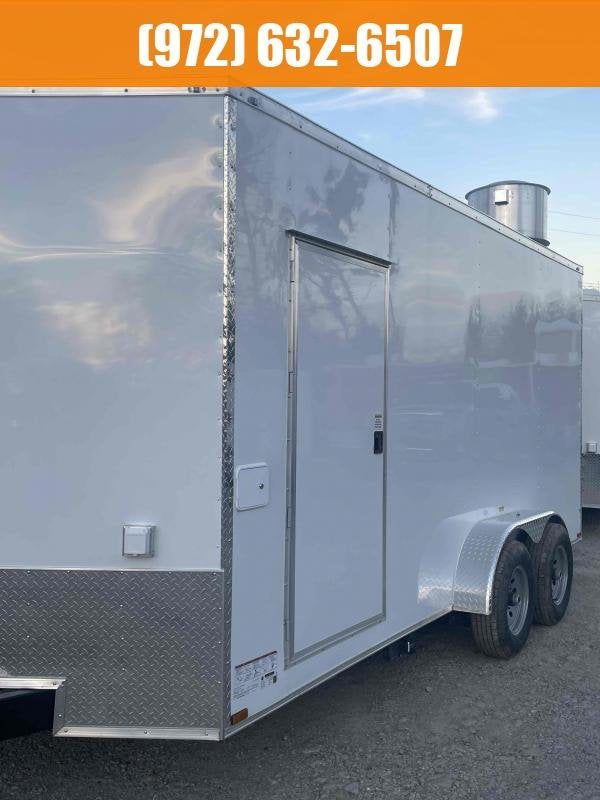 7X16 XTREME CONCESSION TRAILER W/ HOOD VENT