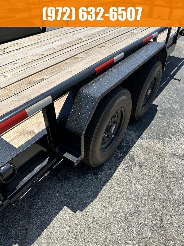 83X20 STANLEY UTILITY TRAILER SLIDE IN RAMPS 14K ROUND PIPE