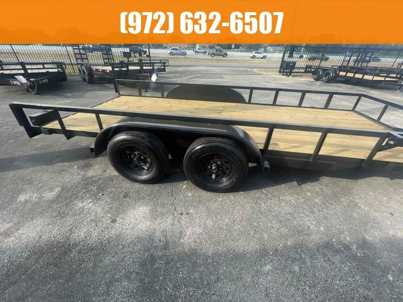 77X14 STANLEY UTILITY TRAILER W/ SQUARE TOP