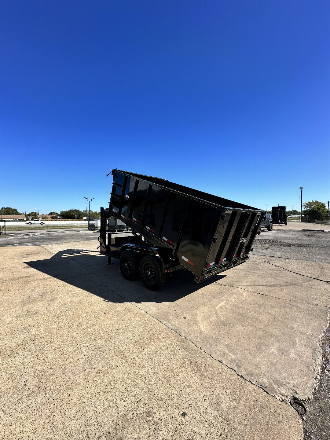 83X12 GOOSENECK DUMP TRAILER 4FT. WALLS