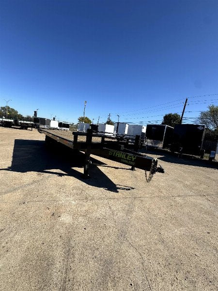 102X20 8INCH IBEAM Stanley Trailers / DECKOVER EQUIPMENT TRAILER