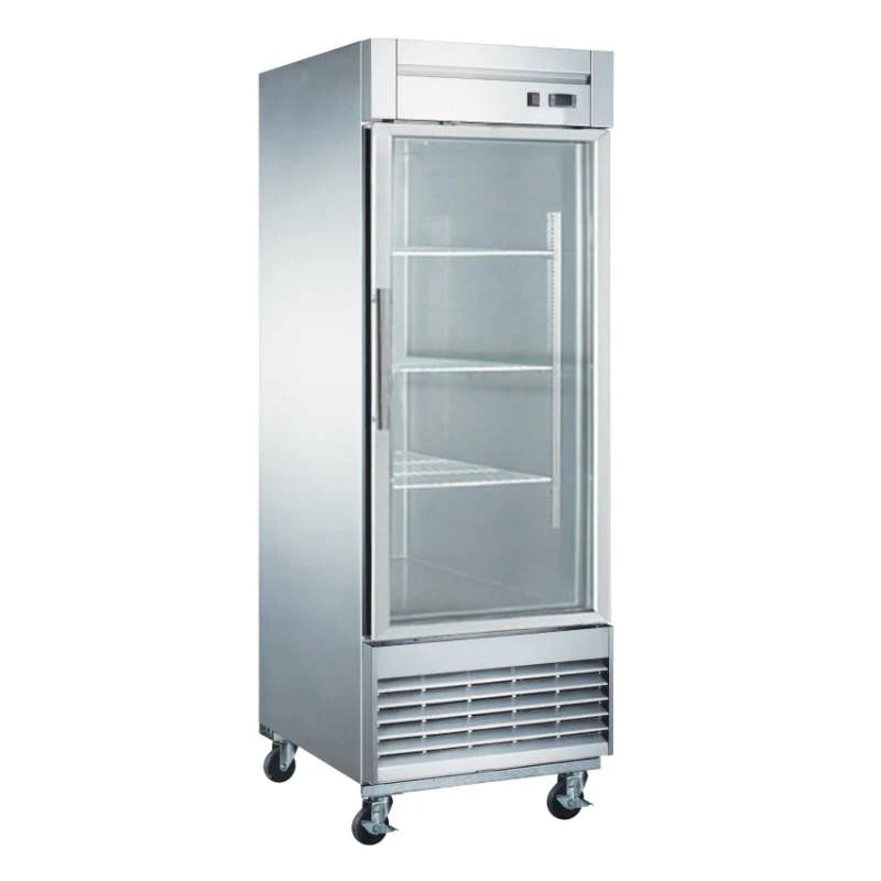 BOTTOM MOUNT GLASS SINGLE DOOR REFRIGERATOR