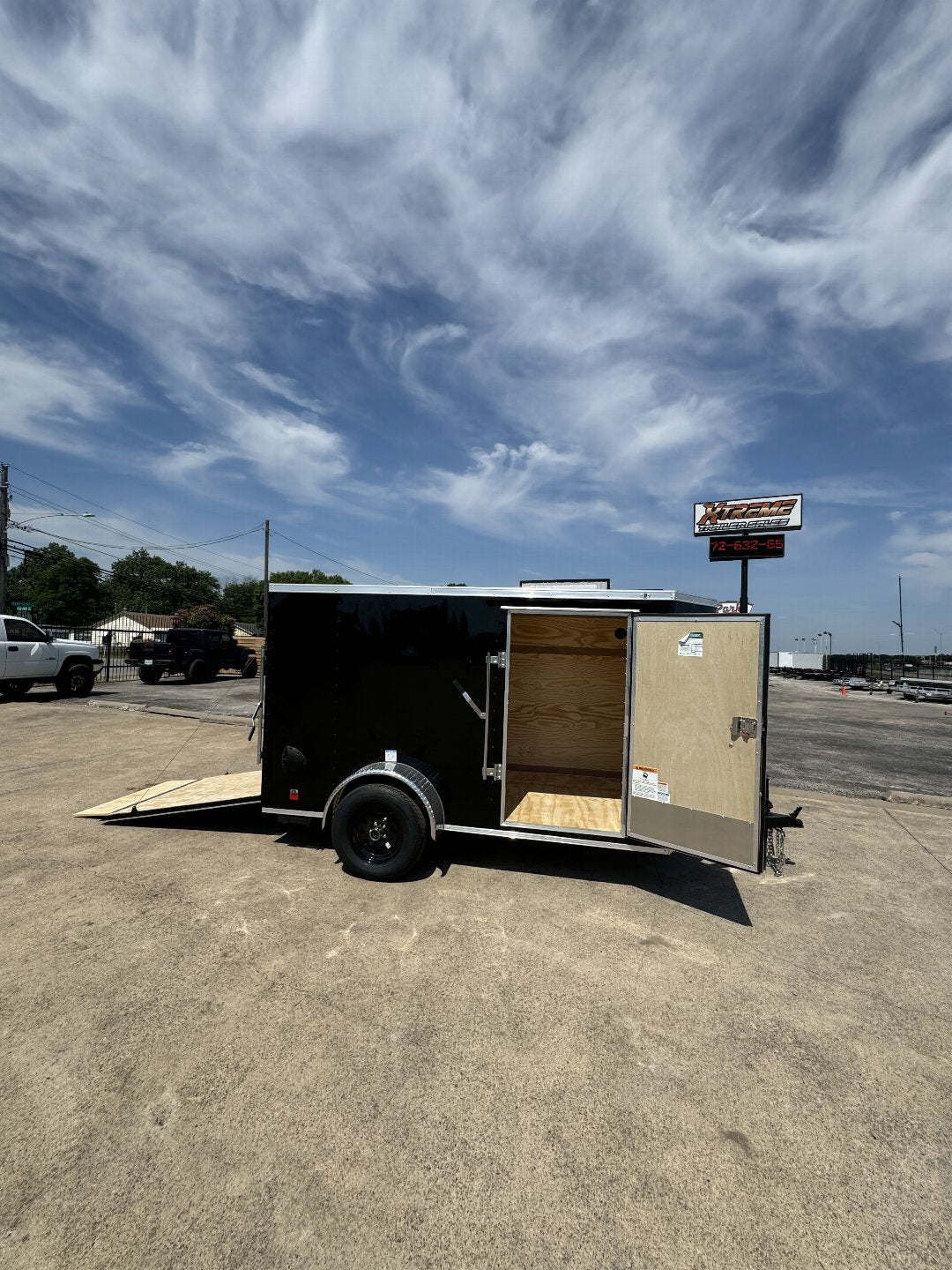 5X10 Single Axle 5'6 Interior Height Continental Cargo Cargo / Enclosed Trailer