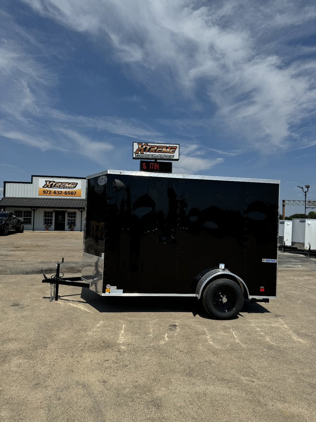 6X10 Single Axle 6'6 Interior Height Continental Cargo Cargo / Enclosed Trailer