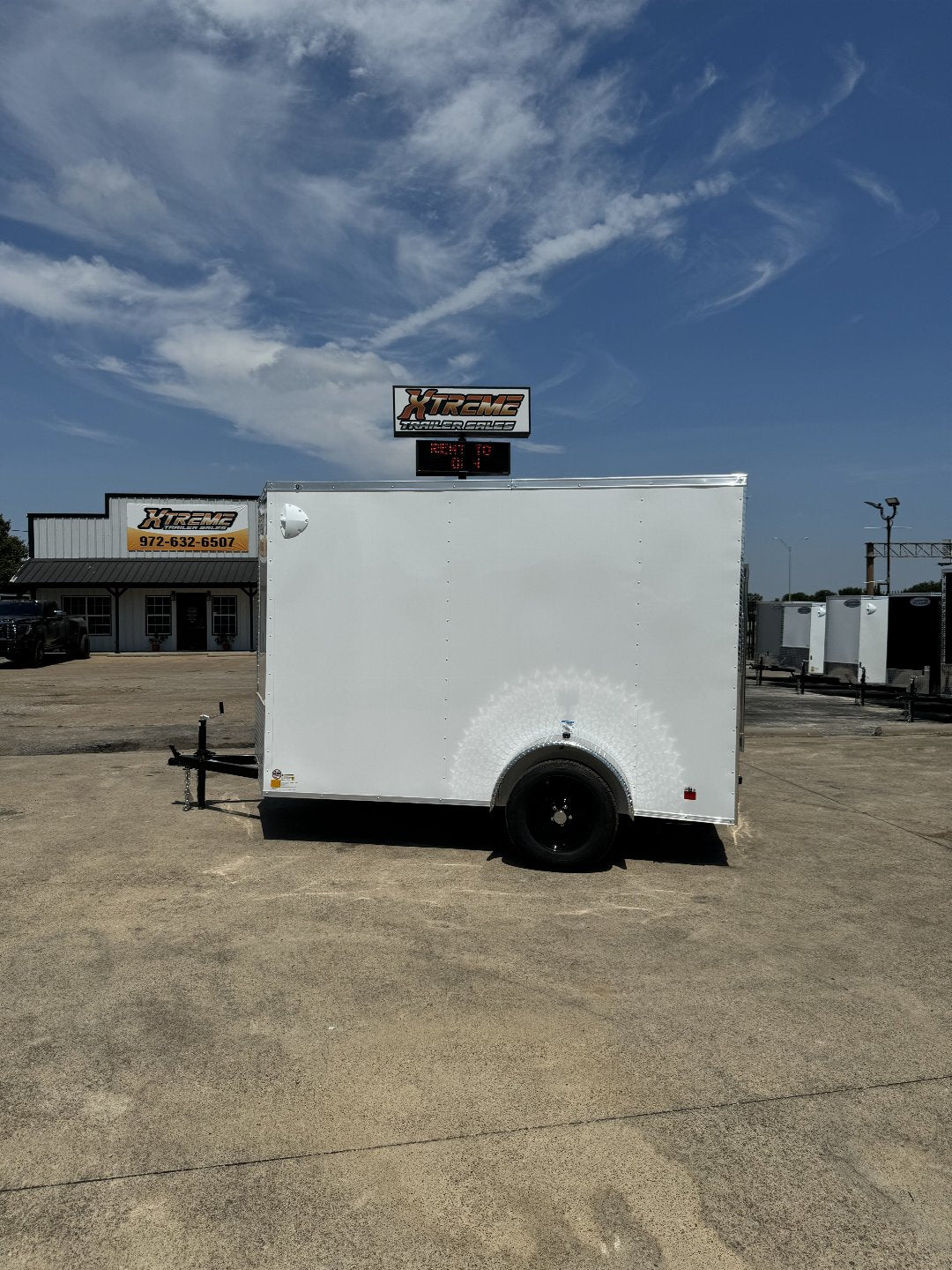 6X10 Single Axle 6'6 Interior Height Continental Cargo Cargo / Enclosed Trailer