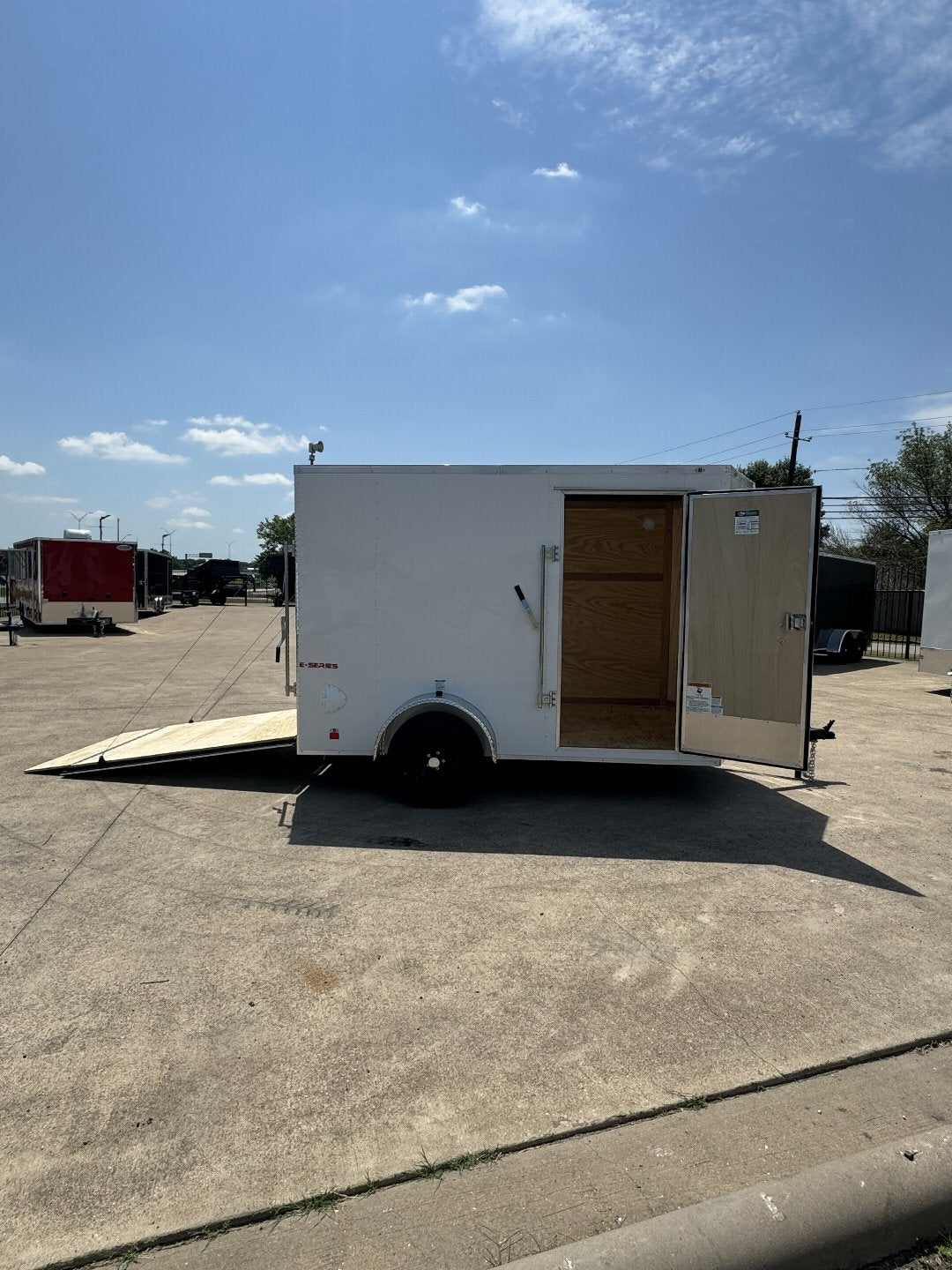 6X10 Single Axle 6'6 Interior Height Continental Cargo Cargo / Enclosed Trailer