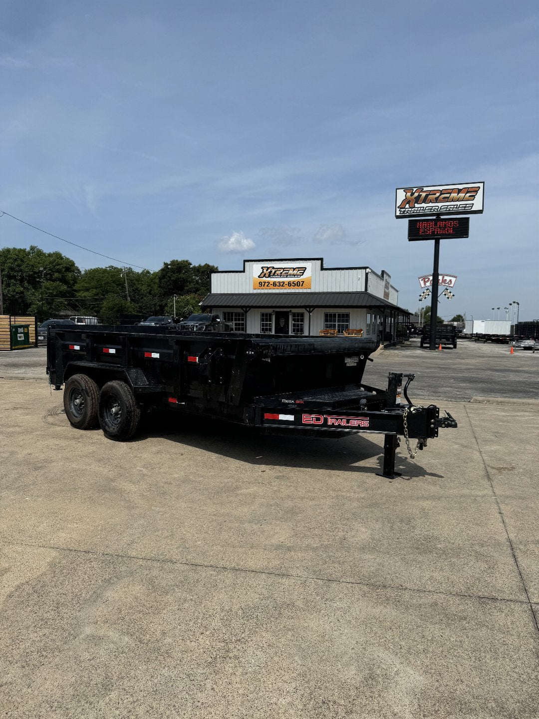 2024 Extreme Trailers 83X14 Dump Trailer