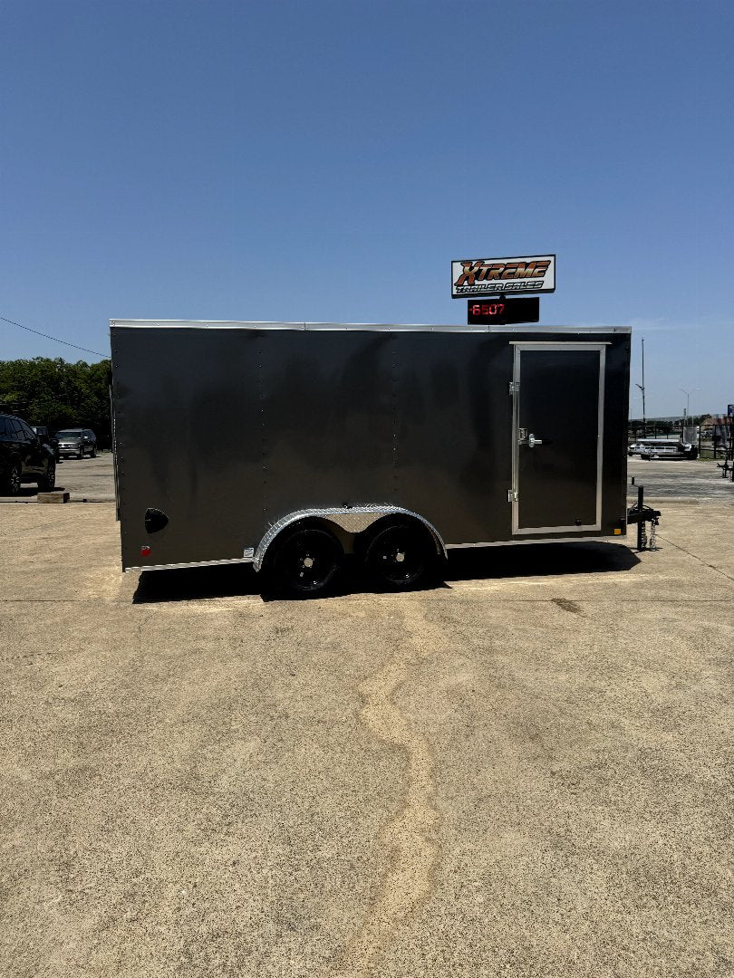 7X16 Tandem Axle 6'6 Interior Height Continental Cargo / Enclosed Trailer