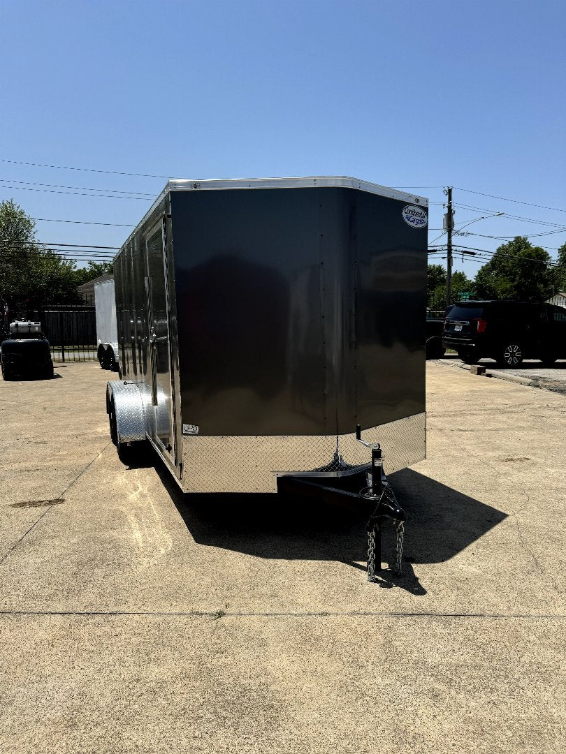 7X16 Tandem Axle 6'6 Interior Height Continental Cargo / Enclosed Trailer