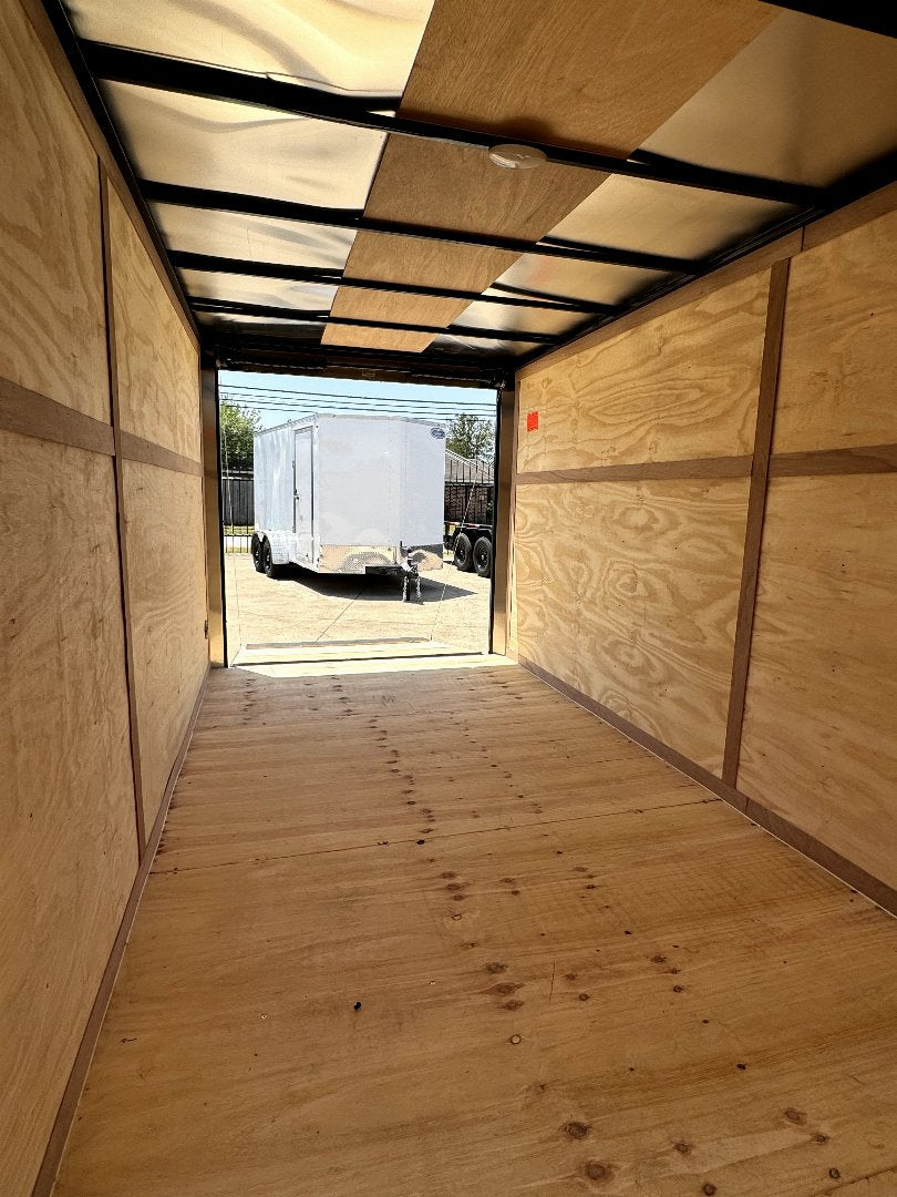 7X16 Tandem Axle 6'6 Interior Height Continental Cargo / Enclosed Trailer