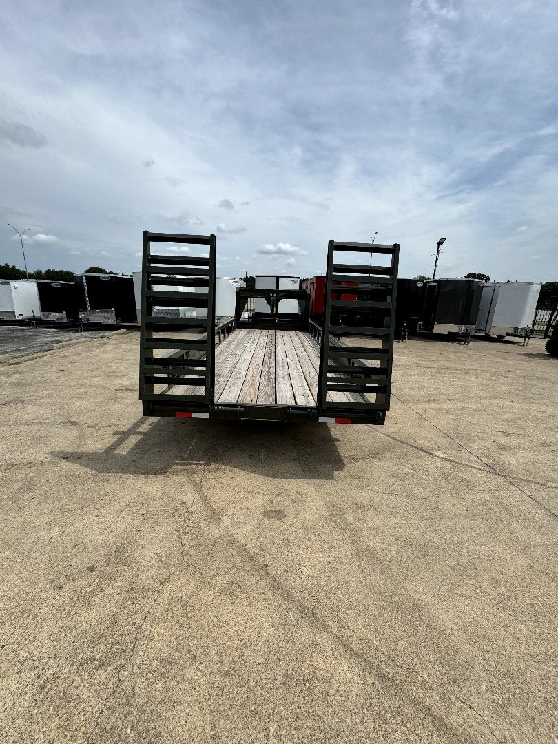 2024 83x20 Gooseneck Heavy Duty Equipment trailer Stand up ramps Equipment Trailer