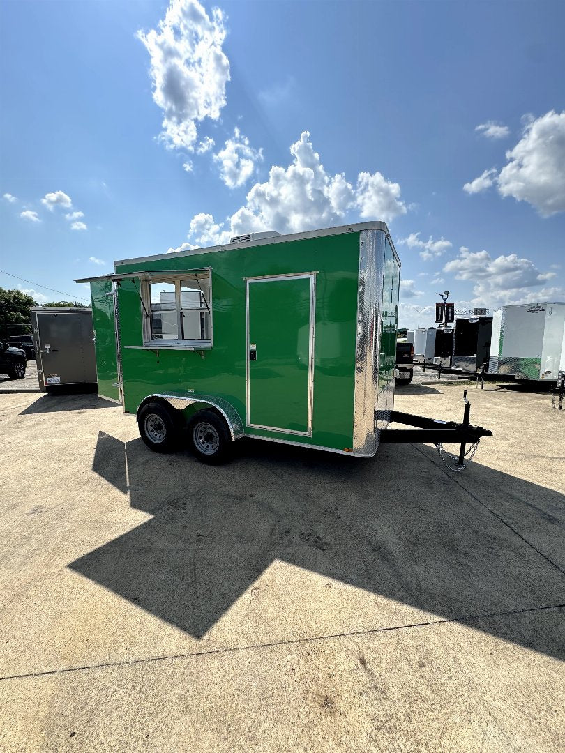 7X12 Tandem Axle Concession / Vending / Customizable Food Trailer