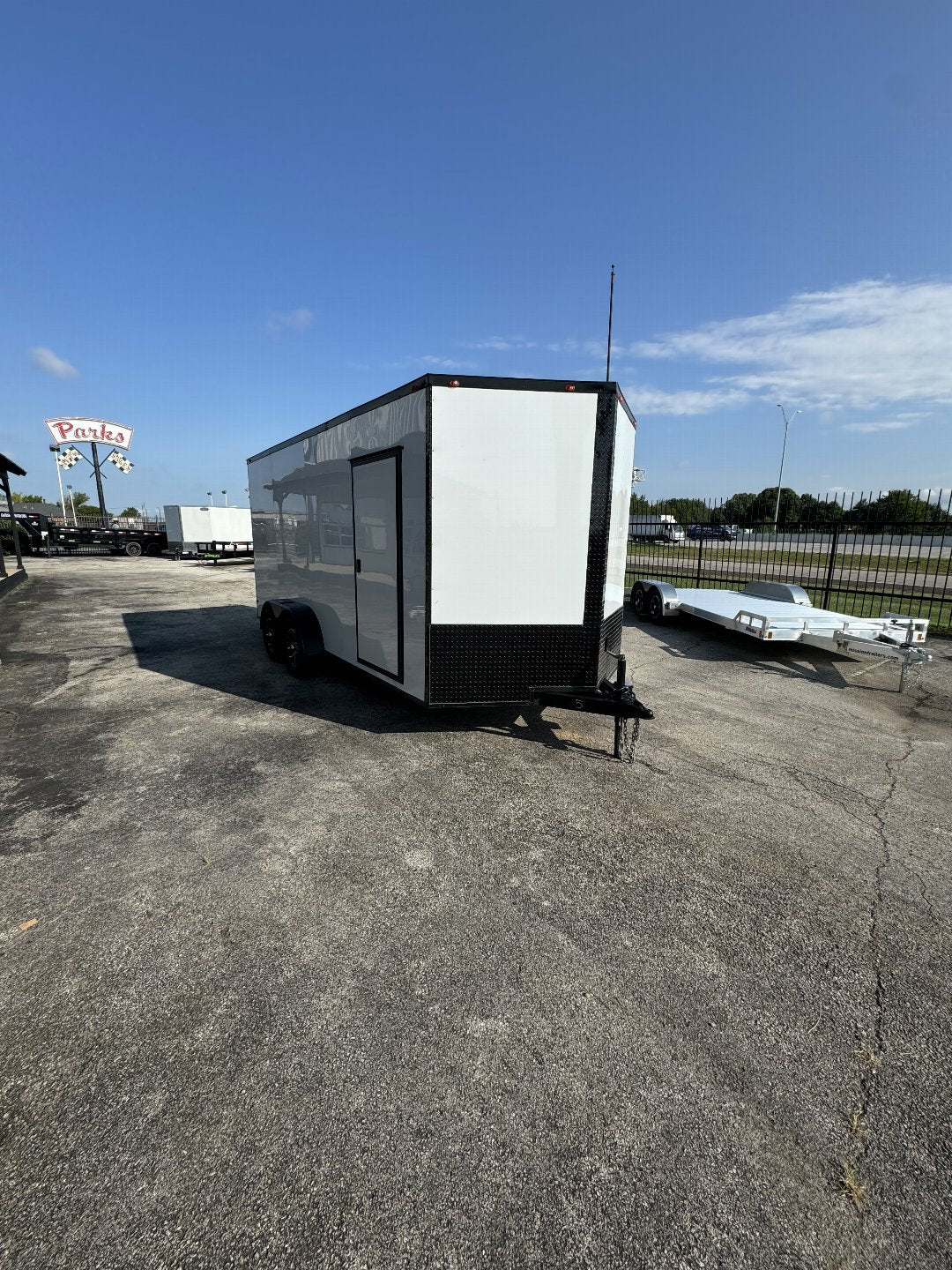 2024 7X16 POLY CORE BLACK OUT TRIM Cargo / Enclosed Trailer