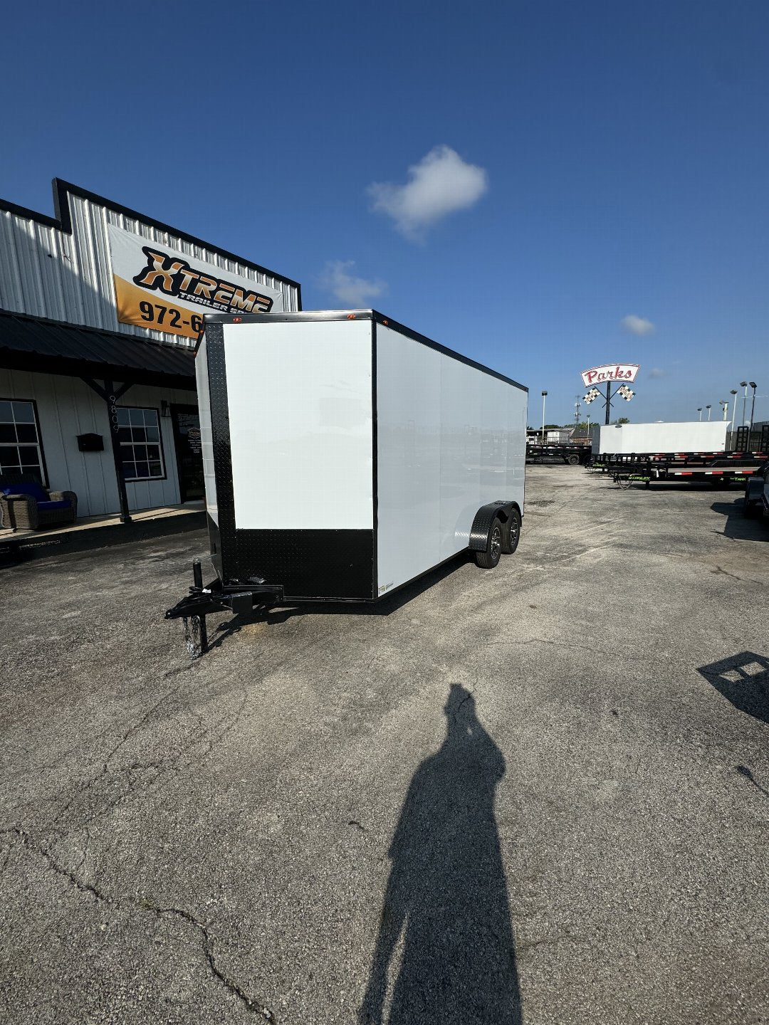 2024 7X16 POLY CORE BLACK OUT TRIM Cargo / Enclosed Trailer