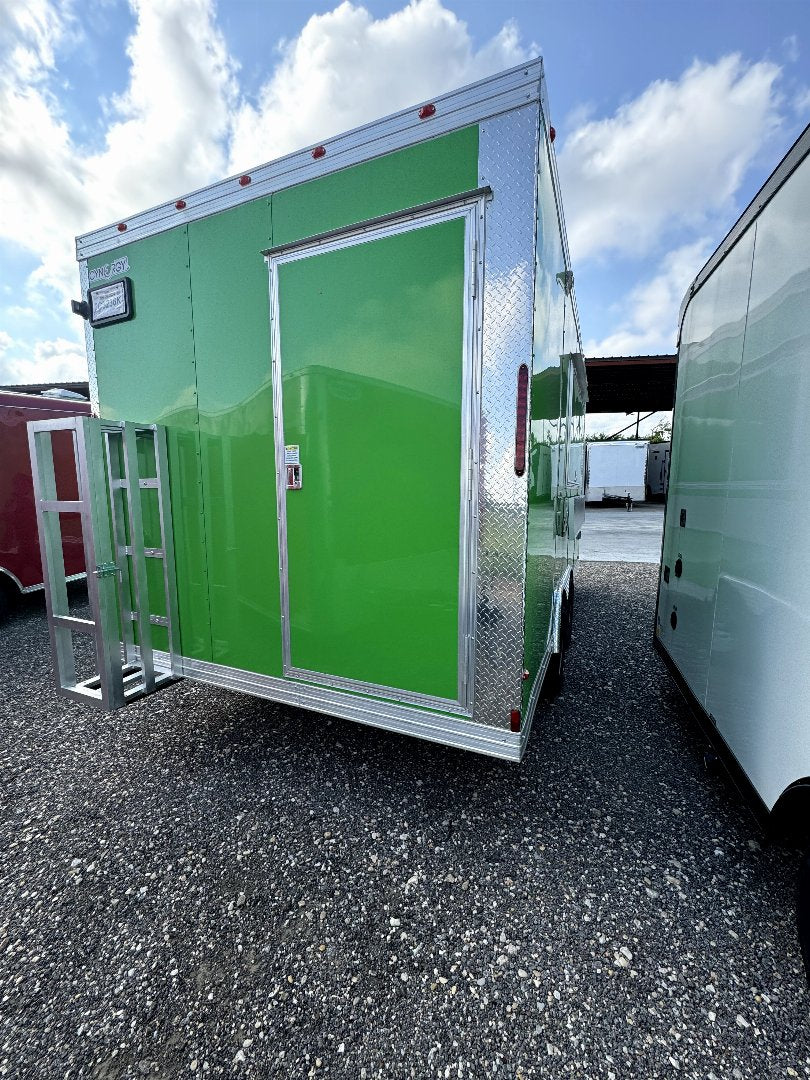 2024 8.5x16 Concession trailer with Hood Vent Concession