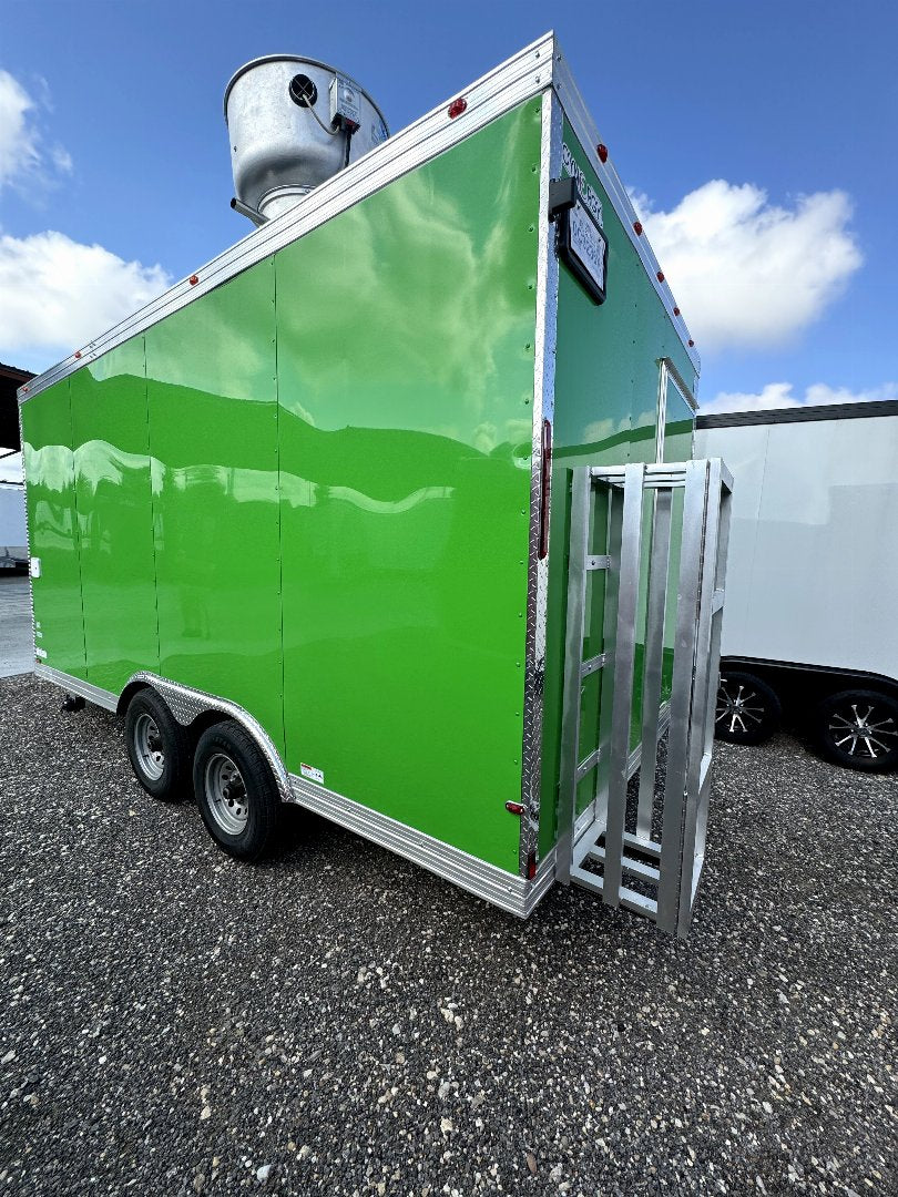 2024 8.5x16 Concession trailer with Hood Vent Concession