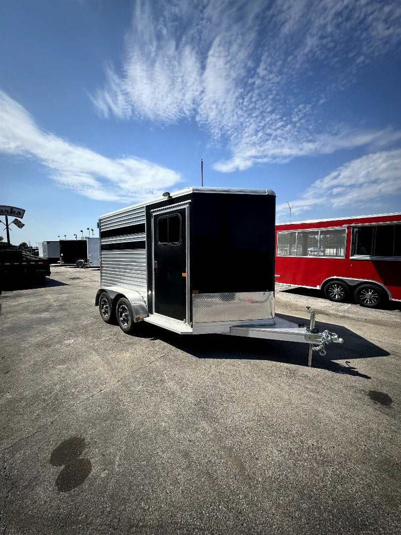 2024 Frontier Trailers 2 HORSE SLANT TRAILER Horse Trailer ALL ALUMINUM