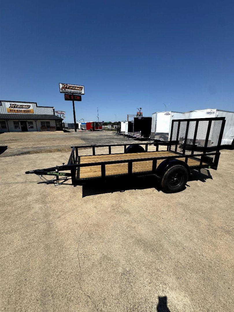 77X12 Stanley Utility Trailer with Gate