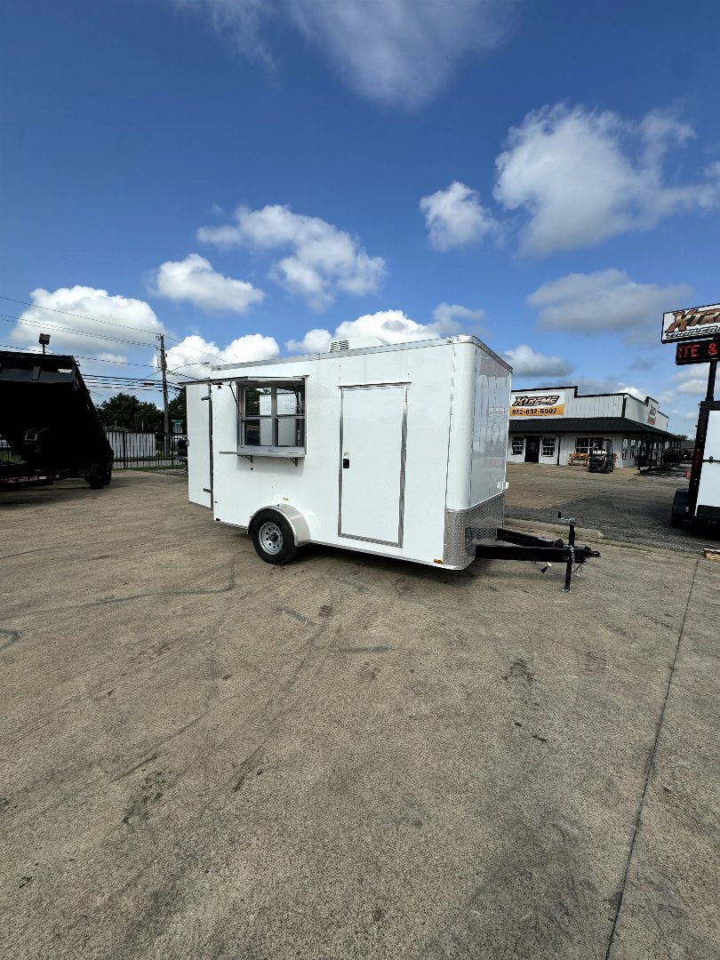 7X12 Single Axle Concession / Vending / Food Trailer