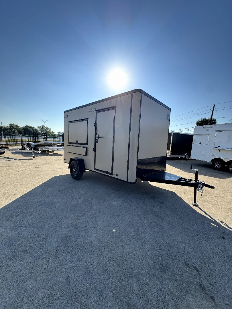 7X12 Single Axle Concession / Coffee / Vending Trailer