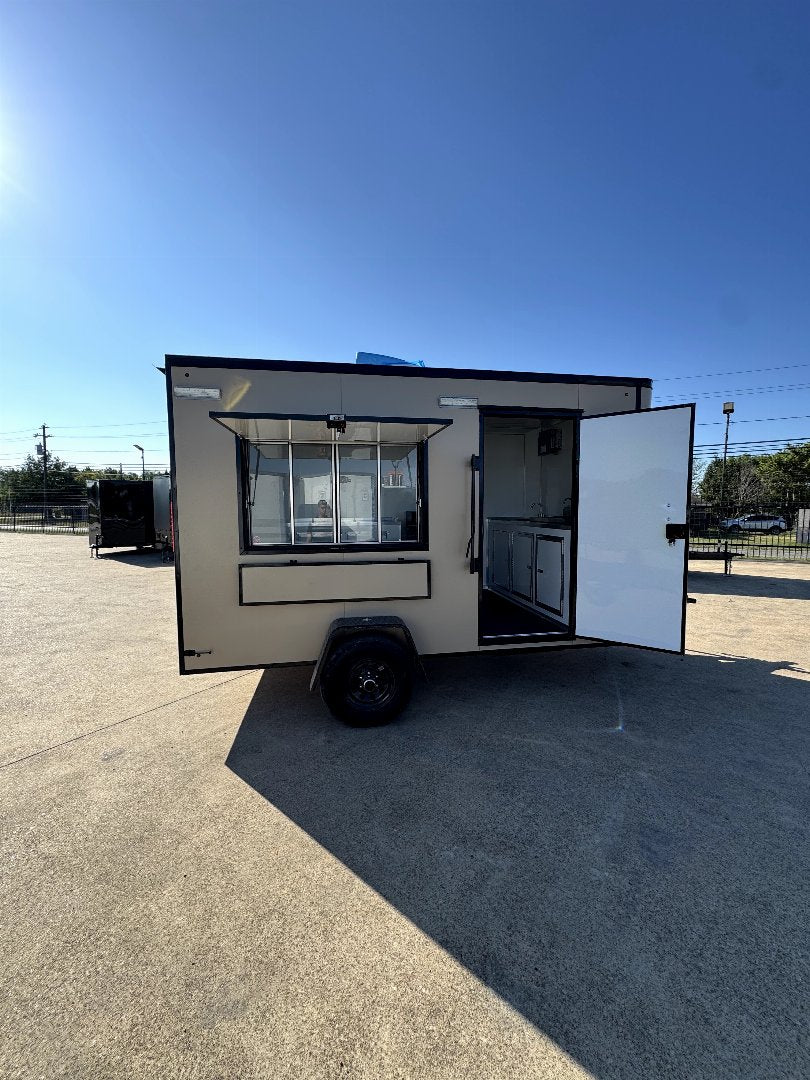 7X12 Single Axle Concession / Coffee / Vending Trailer