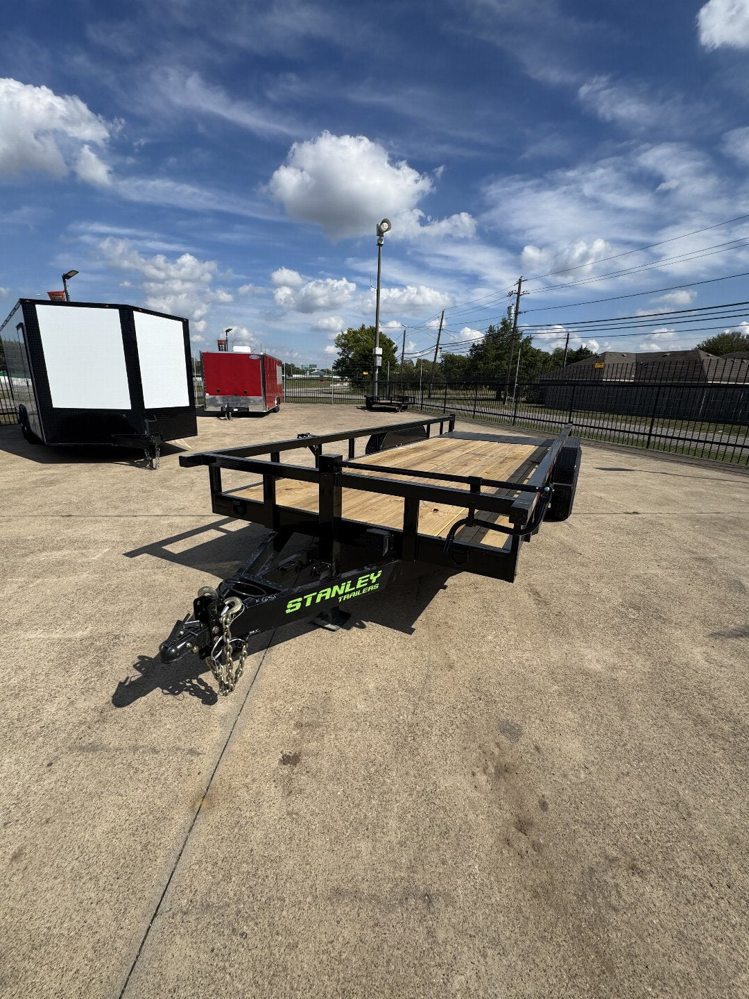 2025 Stanley Trailers Utility Trailer 14k gvwr slide in ramps