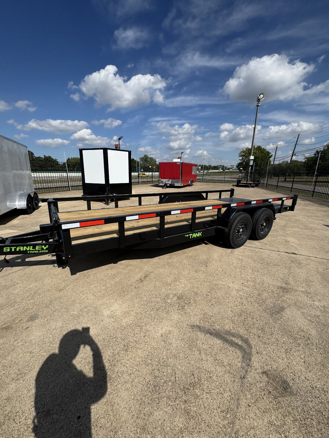 2025 Stanley Trailers Utility Trailer 14k gvwr slide in ramps