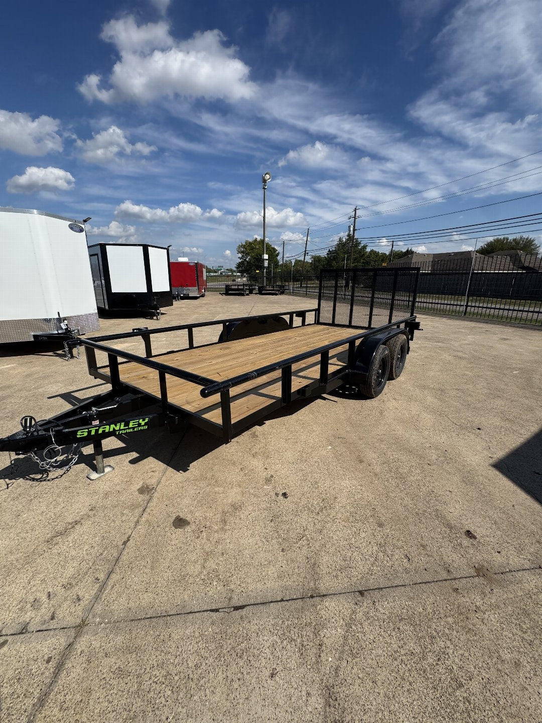 2025 Stanley Trailers 77X16 UTILITY TRAILER WITH GATE Utility Trailer