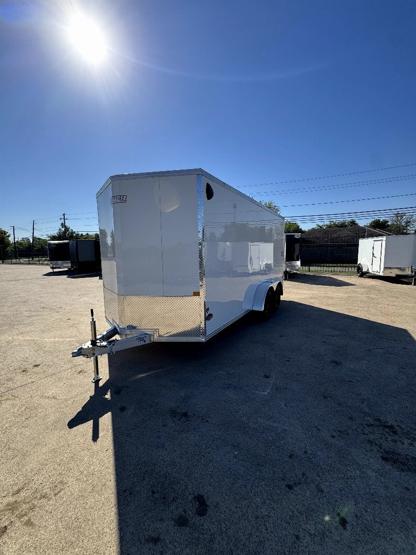 7X16 7'0 Interior Height All Aluminum EZ Hauler Cargo Trailer / Enclosed Trailer